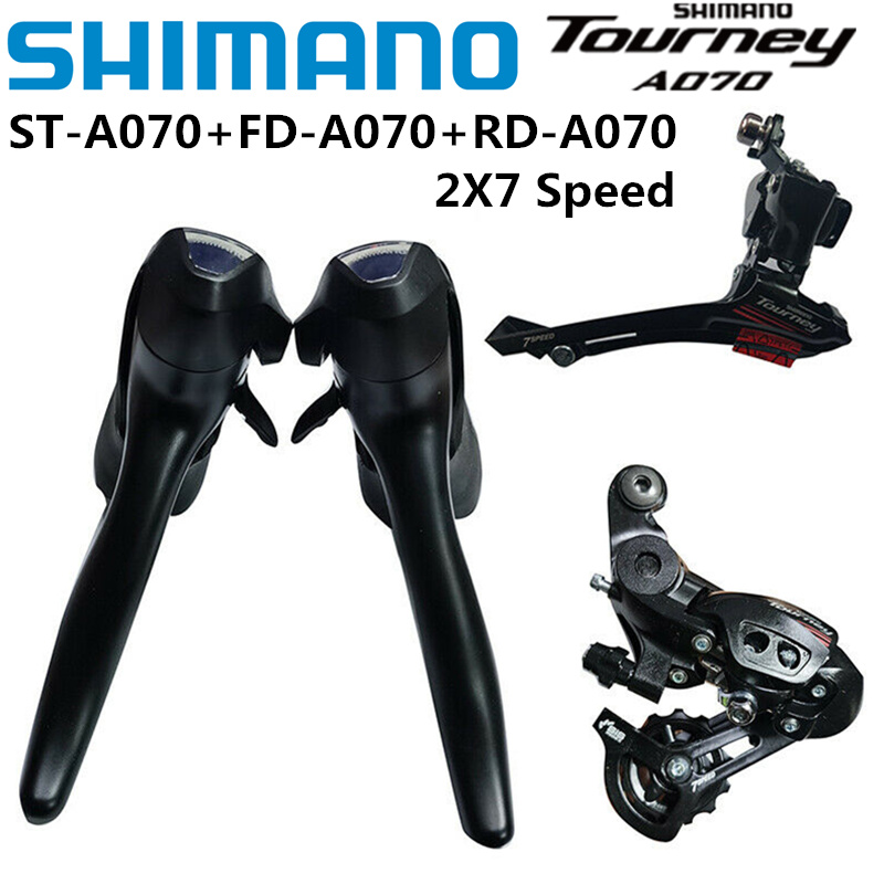 Cycling Gear Kit - SHIMANO TOURNEY A070 2x7 Velocità Gruppo