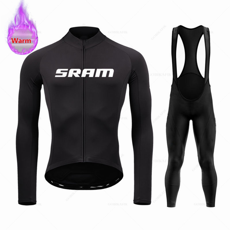 Cycling Bib Shorts - Maglia da ciclismo in pile termico