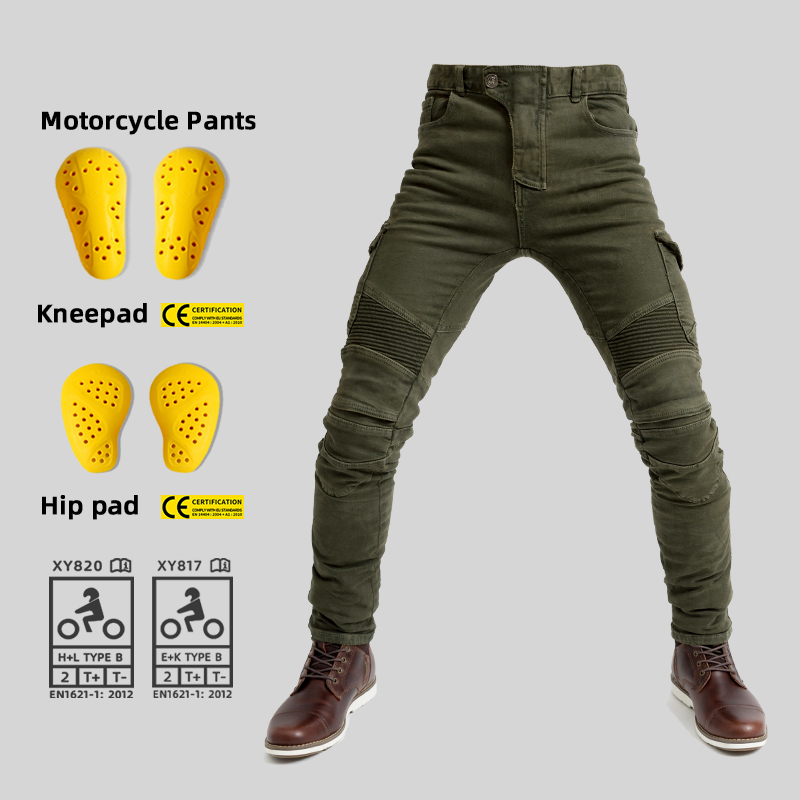 Cyclocross Gearing - Jeans da Moto Pantaloni da Motociclista