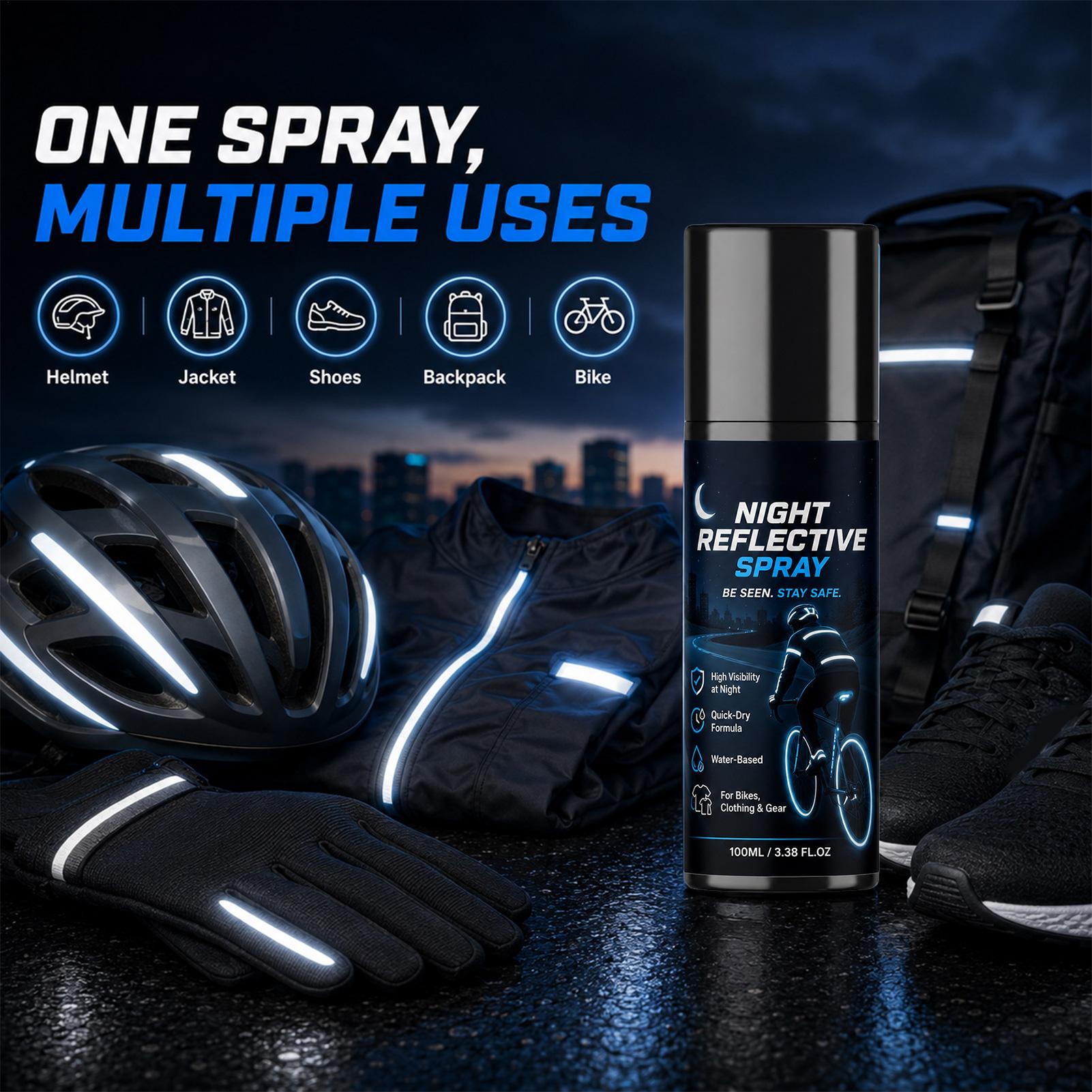 Spray riflettente da 100 ml, v - Cycling Visibility Gear recensione e prezzo