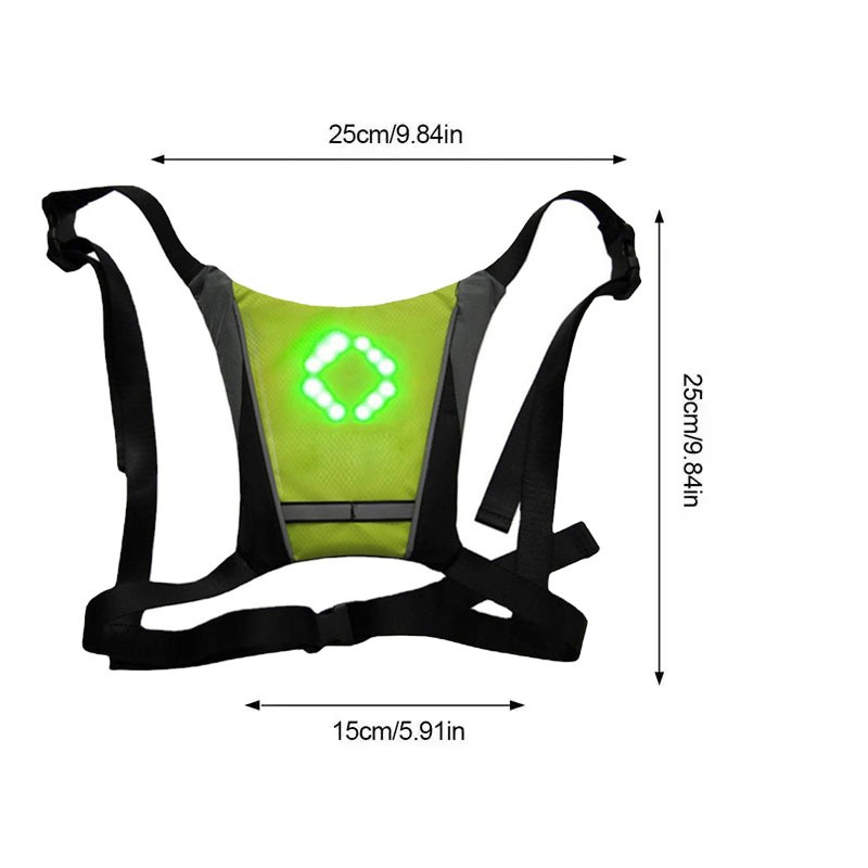 Gilet di Sicurezza LED con Tel - Cycling Visibility Gear recensione e prezzo
