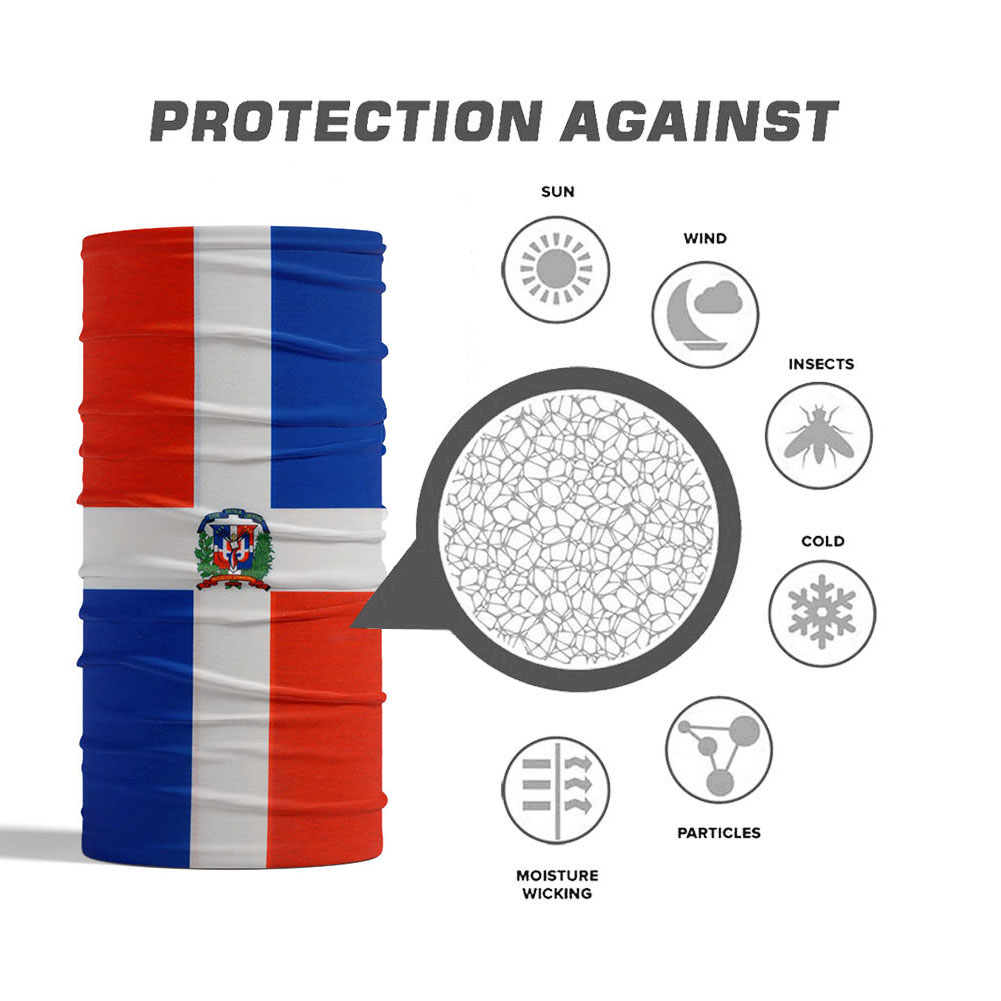 Dominica National Flag Bandana - Cycling Gear Man recensione e prezzo